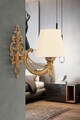 Aplica de perete, Opviq, 390FLH2347, Crem / Aur
