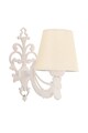 Aplica de perete, Opviq, 390FLH2348, Crem/Alb