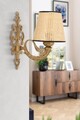 Aplica de perete, Opviq, 390FLH2356, Natural / Aur