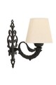Aplica de perete, Opviq, 390FLH2358, Crem/Negru