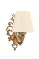 Aplica de perete, Opviq, 390FLH2359, Crem / Aur