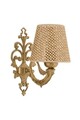 Aplica de perete, Opviq, 390FLH2362, Natural / Aur