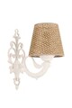 Aplica de perete, Opviq, 390FLH2363, Natural/Alb