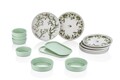 Set de mic dejun, Hermia, 430KSV4402, Platou: 22 x 11 x 3,5 cm (2 bucăți), Verde inchis