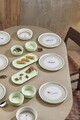 Set de mic dejun, Hermia, 430KSV4404, Platou: 22 x 11 x 3,5 cm (2 bucăți), Verde deschis