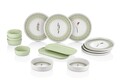 Set de mic dejun, Hermia, 430KSV4404, Platou: 22 x 11 x 3,5 cm (2 bucăți), Verde deschis