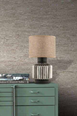 Lampa de masa, Opviq, 433NUV1525, Bej / Gri