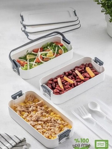 Cutie pentru pranz, Hermia, 452PTR1172, Alb