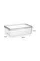 Set recipiente depozitare, Hermia, 452PTR1185, Transparent