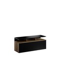 Comoda TV, Hanah Home, Tvc-529-Te-1, 117x48x40 cm, Nuc negru