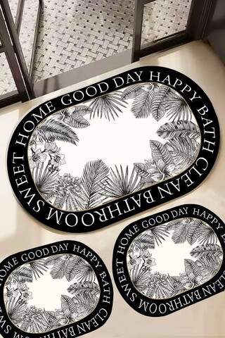 Set covorase de baie, L'essentiel Maison, Rasse, Multicolor