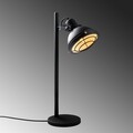 Lampa de masa, Opviq, 521SHN2252, Alb/Negru