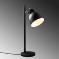 Lampa de masa, Opviq, 521SHN2254, Alb/Negru