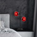 Lampa de masa, Opviq, 521SHN3664, Roșu/Negru