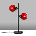 Lampa de masa, Opviq, 521SHN3664, Roșu/Negru