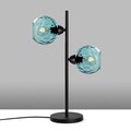 Lampa de masa, Opviq, 521SHN3665, Albastru/Negru