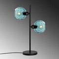 Lampa de masa, Opviq, 521SHN3665, Albastru/Negru