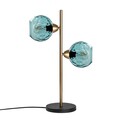 Lampa de masa, Opviq, 521SHN3670, Albastru / Auriu