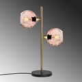 Lampa de masa, Opviq, 521SHN3671, Roz/Auriu