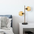 Lampa de masa, Opviq, 521SHN3672, Galben / Aur