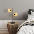 Lampa de masa, Opviq, 521SHN3672, Galben / Aur