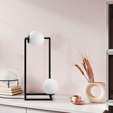 Lampa de masa, Opviq, 521SHN3674, Negru