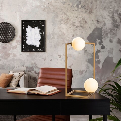 Lampa de masa, Opviq, 521SHN3675, Auriu