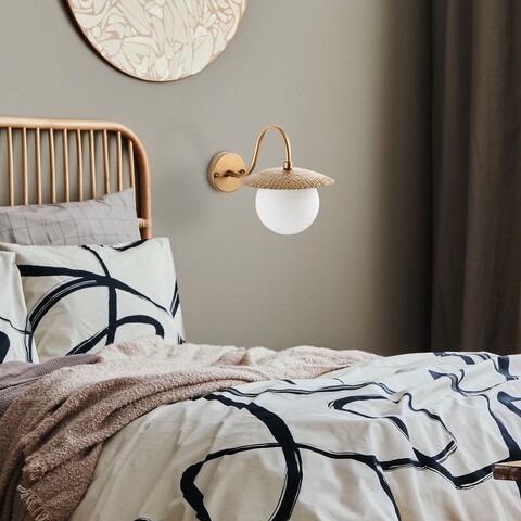 Aplica de perete, Opviq, 521SHN3676, Auriu