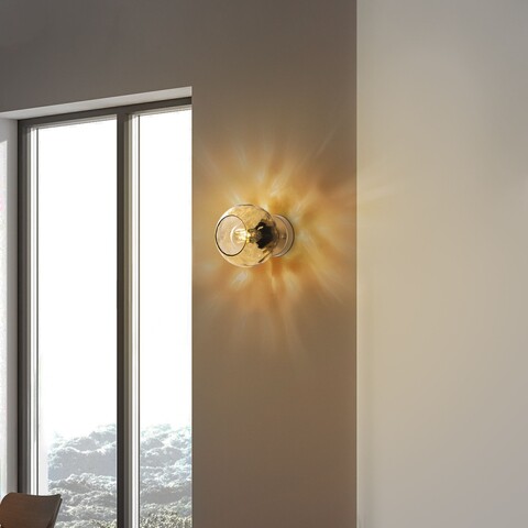 Aplica de perete, Opviq, 521SHN3698, Galben / Aur