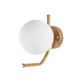 Aplica de perete, Opviq, 521SHN3710, Aur/Alb