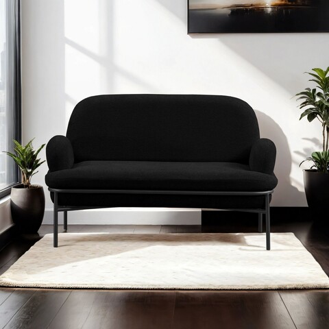 Canapea 2 locuri, Atelier del Sofa, 531ALN1306, Negru