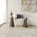 Set masute 2 piese, Hanah Home, Luna 2, Bronz / Nuc