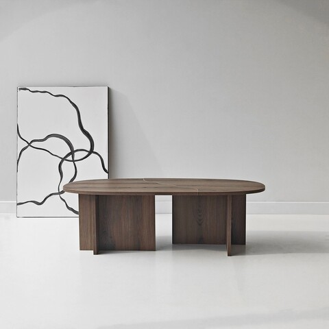 Masuta de cafea, Hanah Home, Missisipi, 120x38x60 cm, Maro