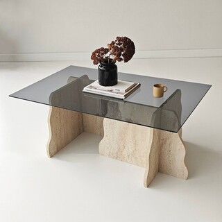 105x40x65 cm, Travertin;Fumuriu