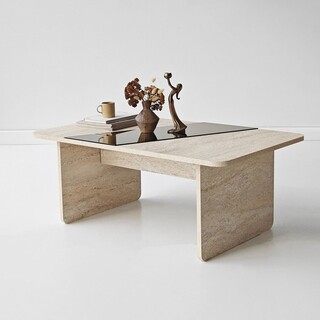 120x38x60 cm, Bronz;Travertin