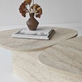 Masuta de cafea, Hanah Home, Stones, 125x38x60 cm, Travertin