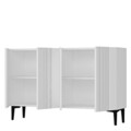 Consola, Hanah Home, Corsa 120, 120x75x32 cm, Alb