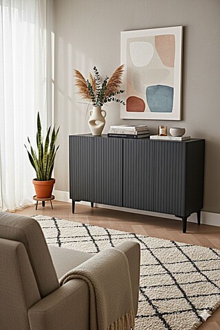 Consola, Hanah Home, Zeynep 120, 120x79x32 cm, Antracit