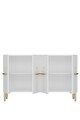 Consola, Hanah Home, Ida 120, 120x79x32 cm, Alb/Auriu