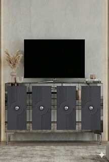 120x79x32 cm, Antracit;Argintiu
