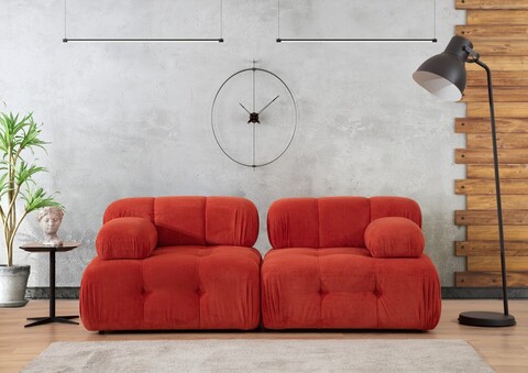 Canapea 2 locuri, Atelier del Sofa, 560ARE1824, Rosu