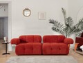Canapea 2 locuri, Atelier del Sofa, 560ARE1824, Rosu