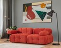Canapea 2 locuri, Atelier del Sofa, 560ARE1824, Rosu
