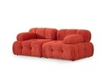 Canapea 2 locuri, Atelier del Sofa, 560ARE1824, Rosu