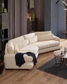Canapea cu 4 locuri, Atelier del Sofa, 560ARE1830, Bej