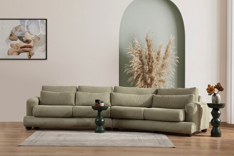 Canapea cu 4 locuri, Atelier del Sofa, 560ARE1833, Verde