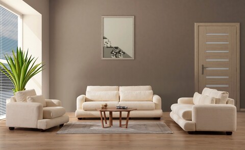 Canapea 3 locuri, Atelier del Sofa, 560ARE1834, Bej