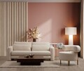 Canapea 2 locuri, Atelier del Sofa, 560ARE1844, Crem