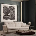 Canapea 3 locuri, Atelier del Sofa, 560ARE1870, Alb