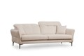 Canapea 3 locuri, Atelier del Sofa, 560ARE1870, Alb